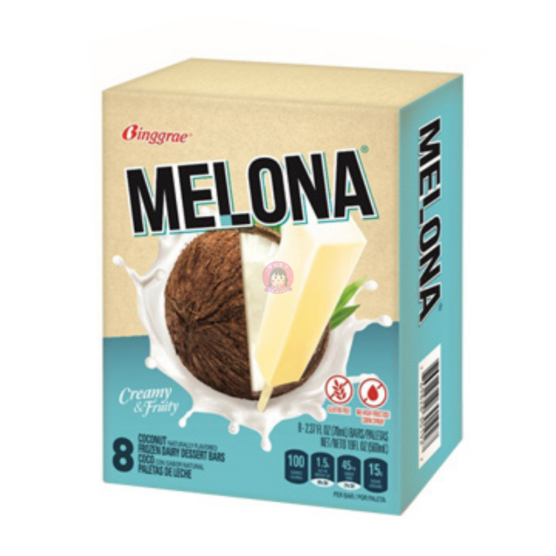 Binggrae Melona Ice Bar Coconut Flavour 8*70ml 图像 1