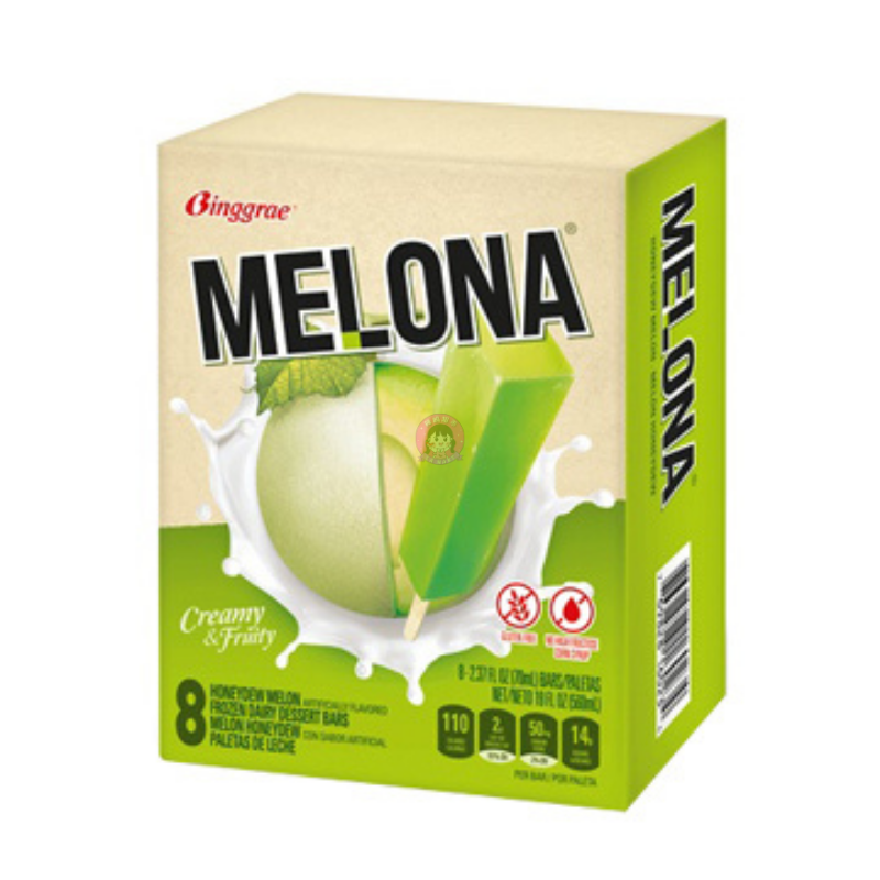 Binggrae Melona Ice Bar Melon Flavour 8*70ml image 1