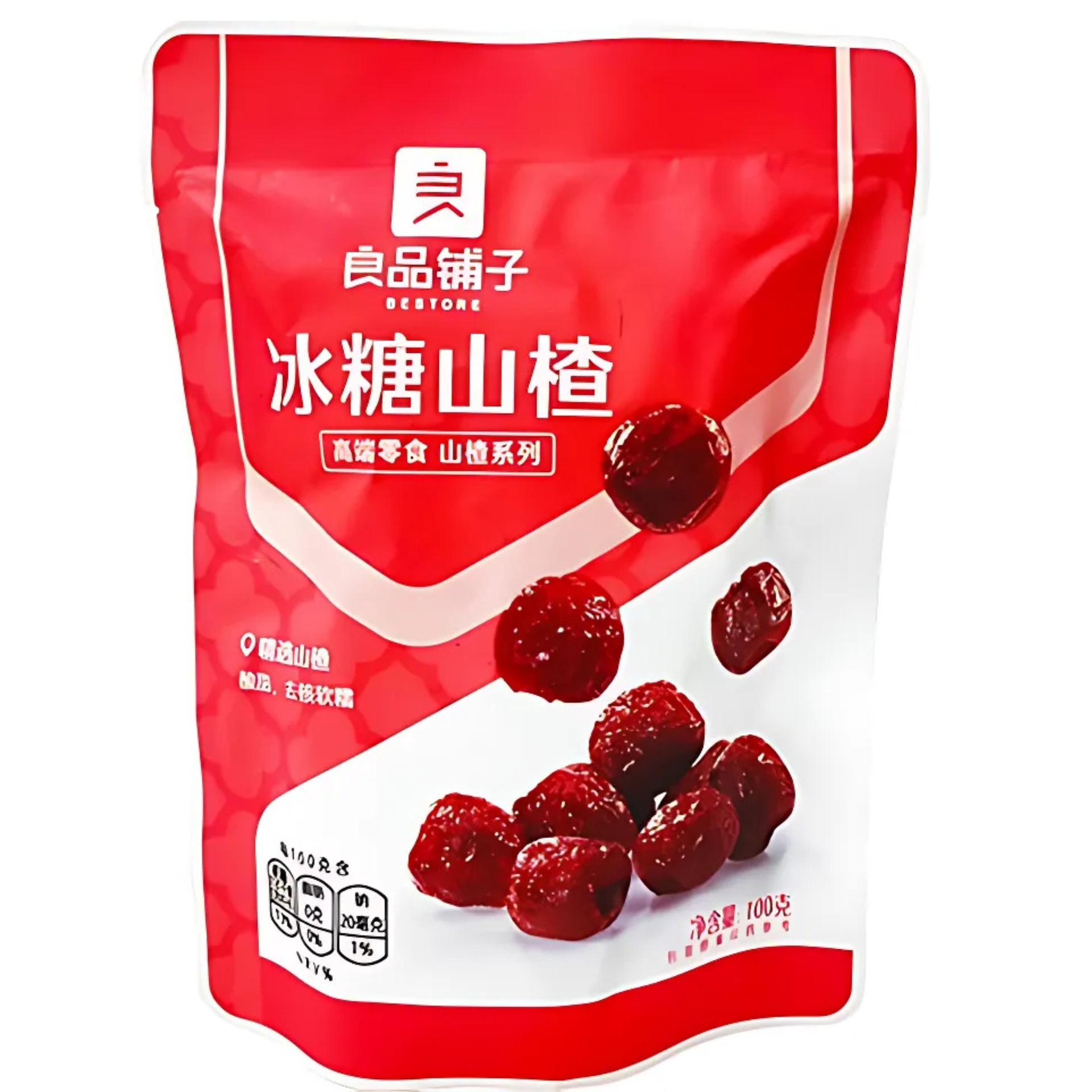 良品铺子冰糖山楂100g BS Rock Sugar Hawthorn 图像 1