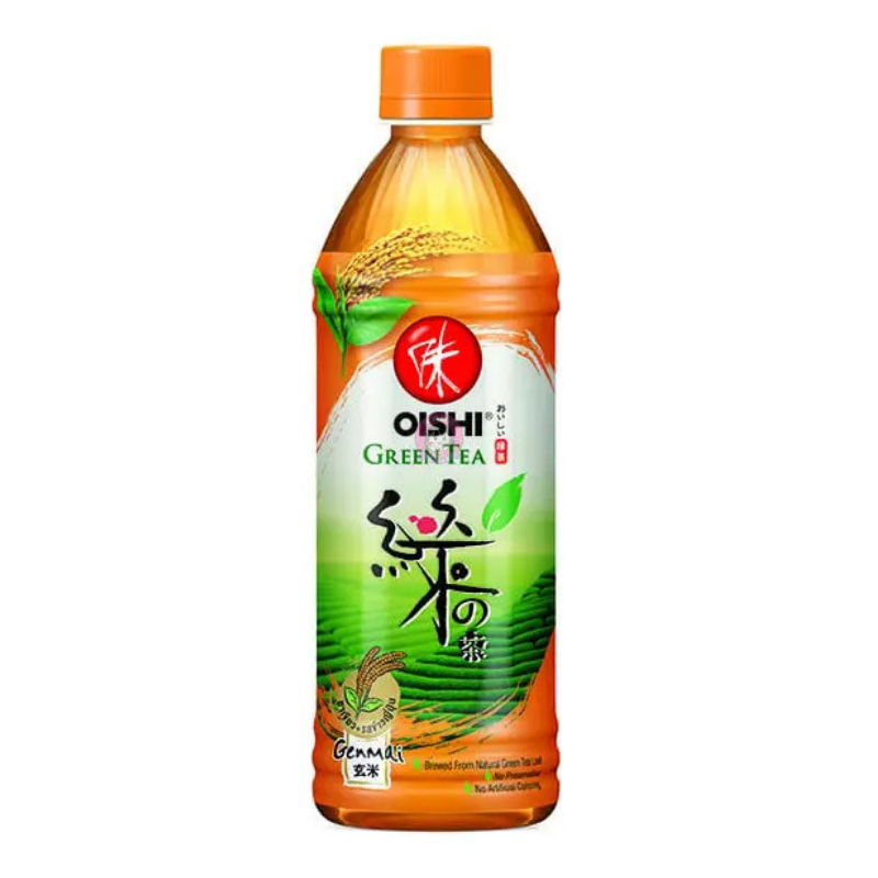 Oishi Green Tea Genmai Flavour 500ml 图像 1