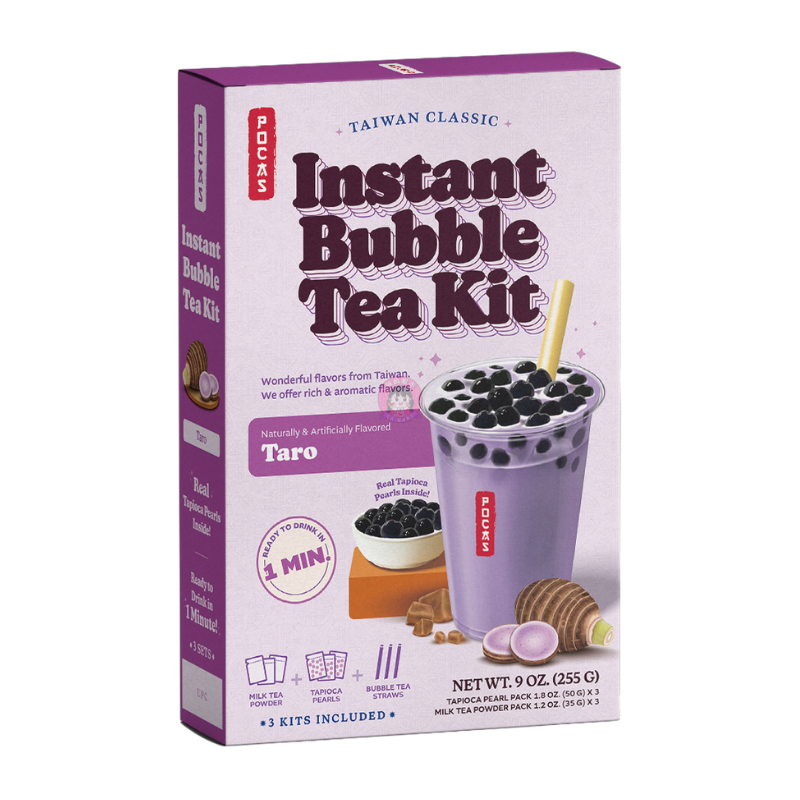 Pocas Bubble Tea Kit Taro Flavour 255g image 1