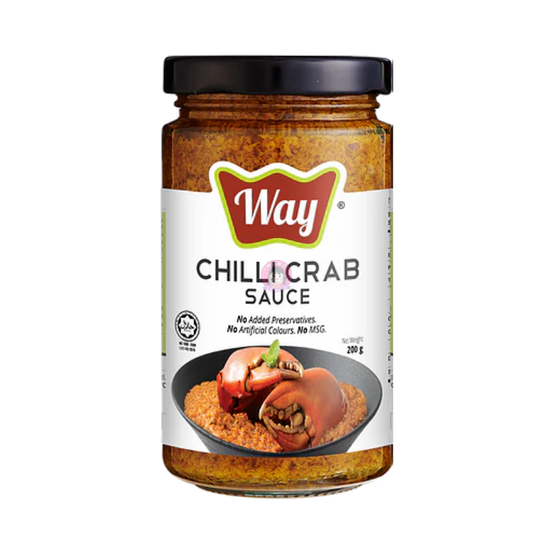 Way Singapore Chilli Crab Sauce 200g 新加坡辣椒螃蟹酱 image 1