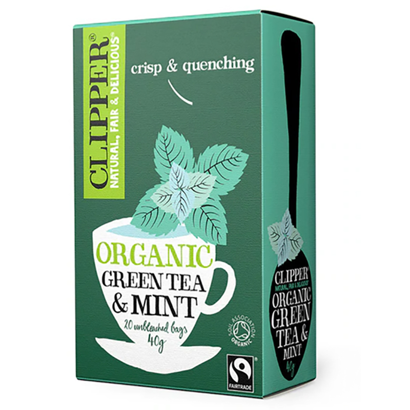 Clipper Organic Mint Green Tea image 1