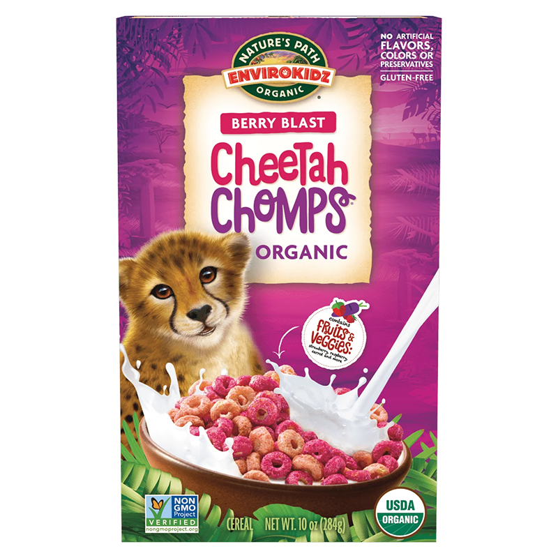 Natures Plus Cheetah Chomps Organic Cereal 284g image 1