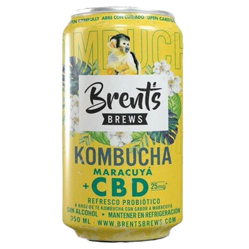 Brents Brews Kombucha Maracuyá CBD image 1