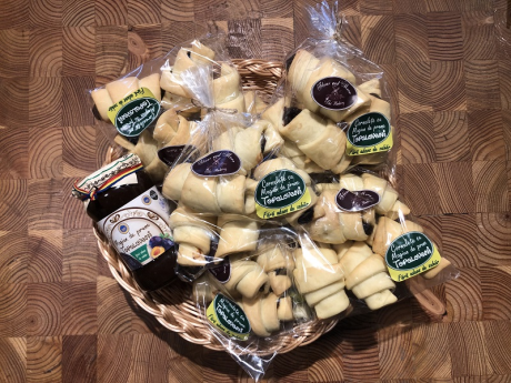 Cornulețe cu magiun fără zahăr, 200g - Flour & More Imagine 1