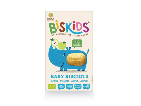 Biscuiți bebe fără zahăr ecologici Cutie carton ~ 120g Imagine 1