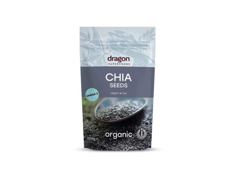 Semințe de chia RAW BIO Dragon Superfoods Mexic ~ Mexic/200g Imagine 1