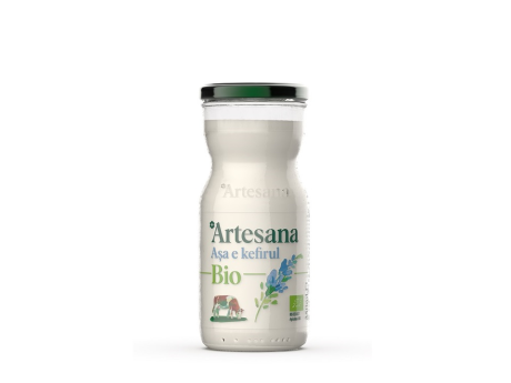 Artesana - Kefir ecologic din lapte de vacă Sticlă ~ 350ml imagine 1