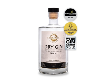 Dry Gin No.4 - Măgura Zamfirei Sticlă ~ 500ml imagine 1