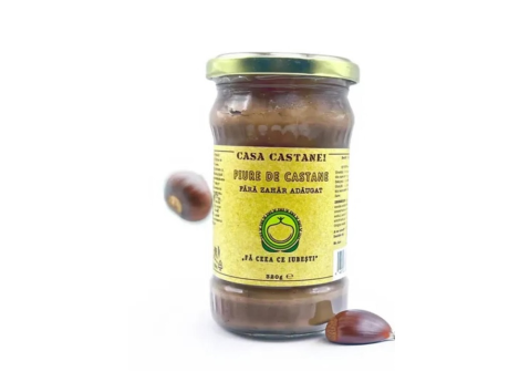 Piure de Castane Fără Zahăr adăugat - Casa Castanei Borcan ~ 320g Imagine 1