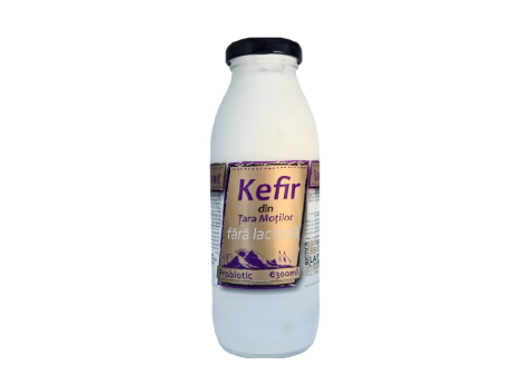 Kefir Fără Lactoză din Ţara Moţilor, Sticlă 300ml imagine 1