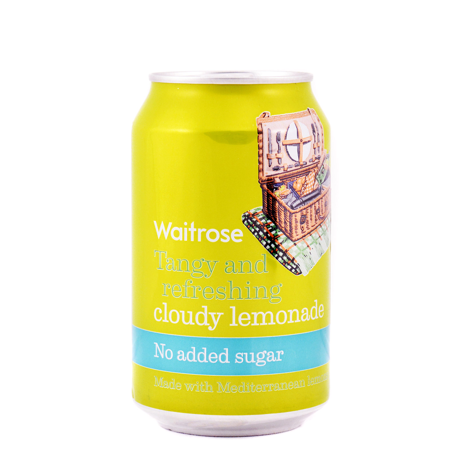 Waitrose Light lemonade soft drink 330ml image 1