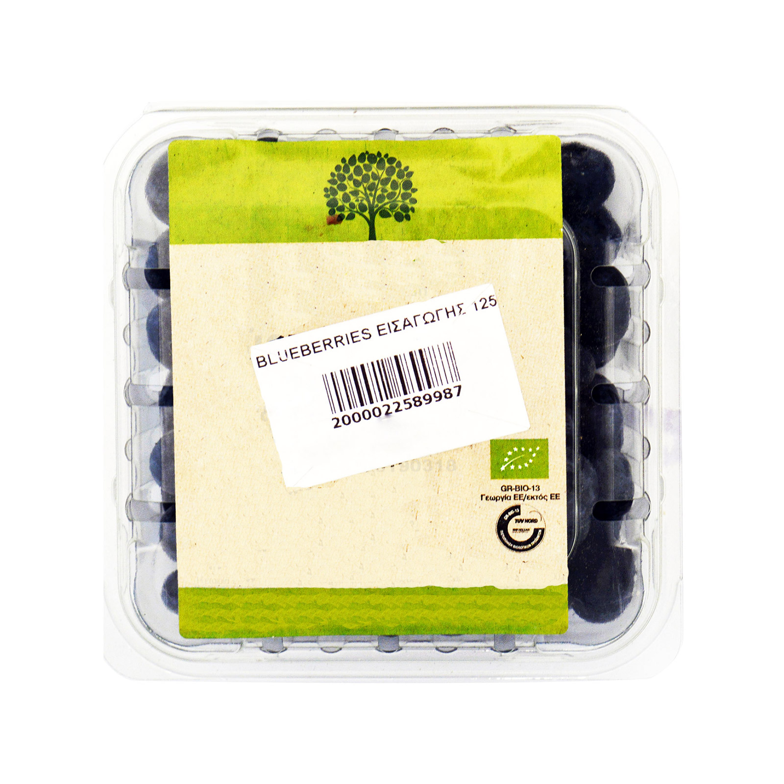 Blueberry (μύρτιλο) τυποποιημένο 125g εικόνα 1