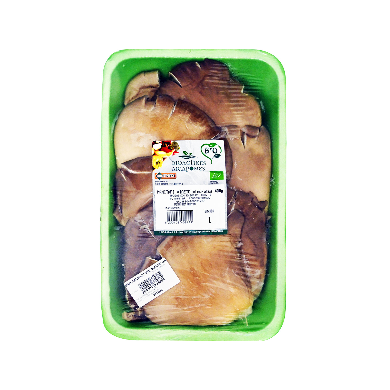 Biofarm Πλευρώτους μανιτάρια φιλέτο 1kg εικόνα 1