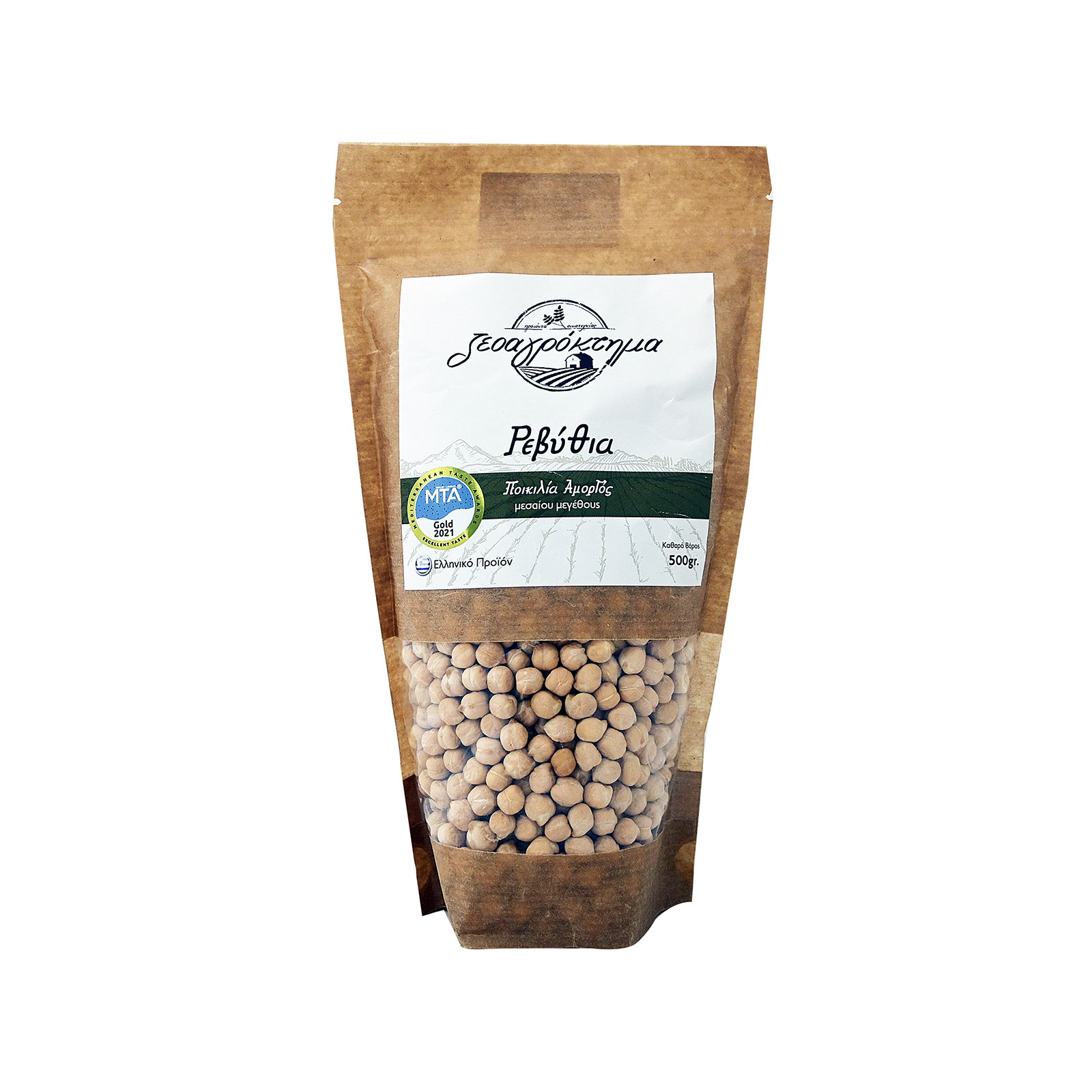 Ζεοαγροκτημα Ποικιλία αμοργος ρεβύθια 500g εικόνα 1
