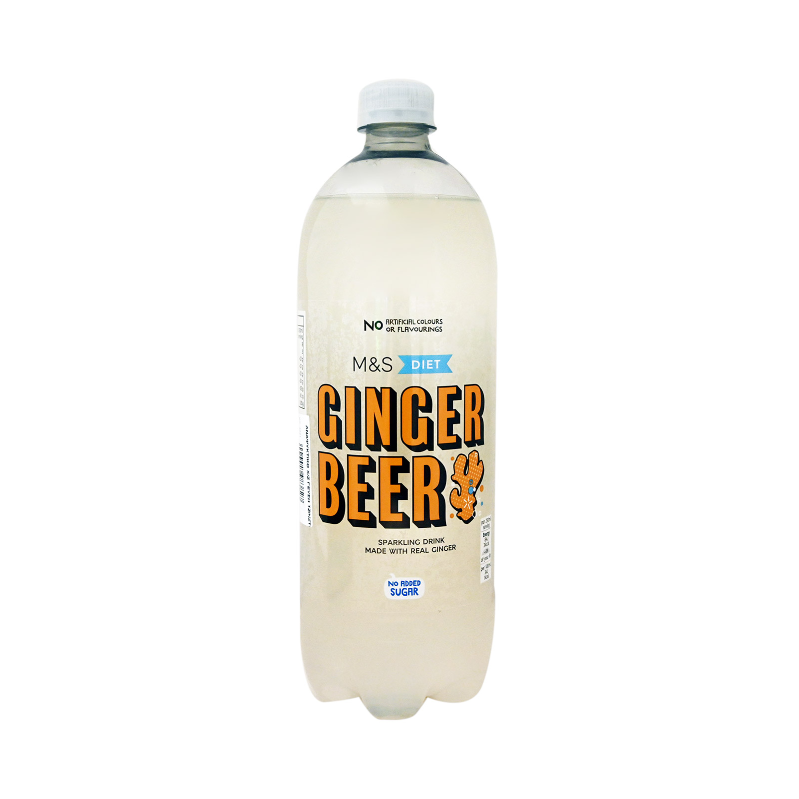 M&S soft drink ginger beer 1lt image 1