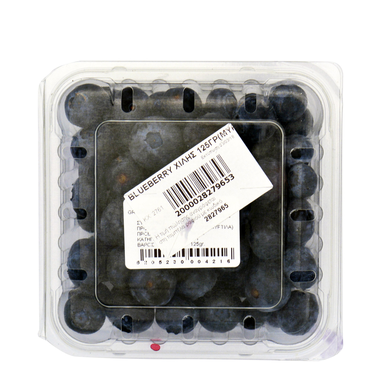 Blueberry (μύρτιλο) τυποποιημένο 125g εικόνα 1