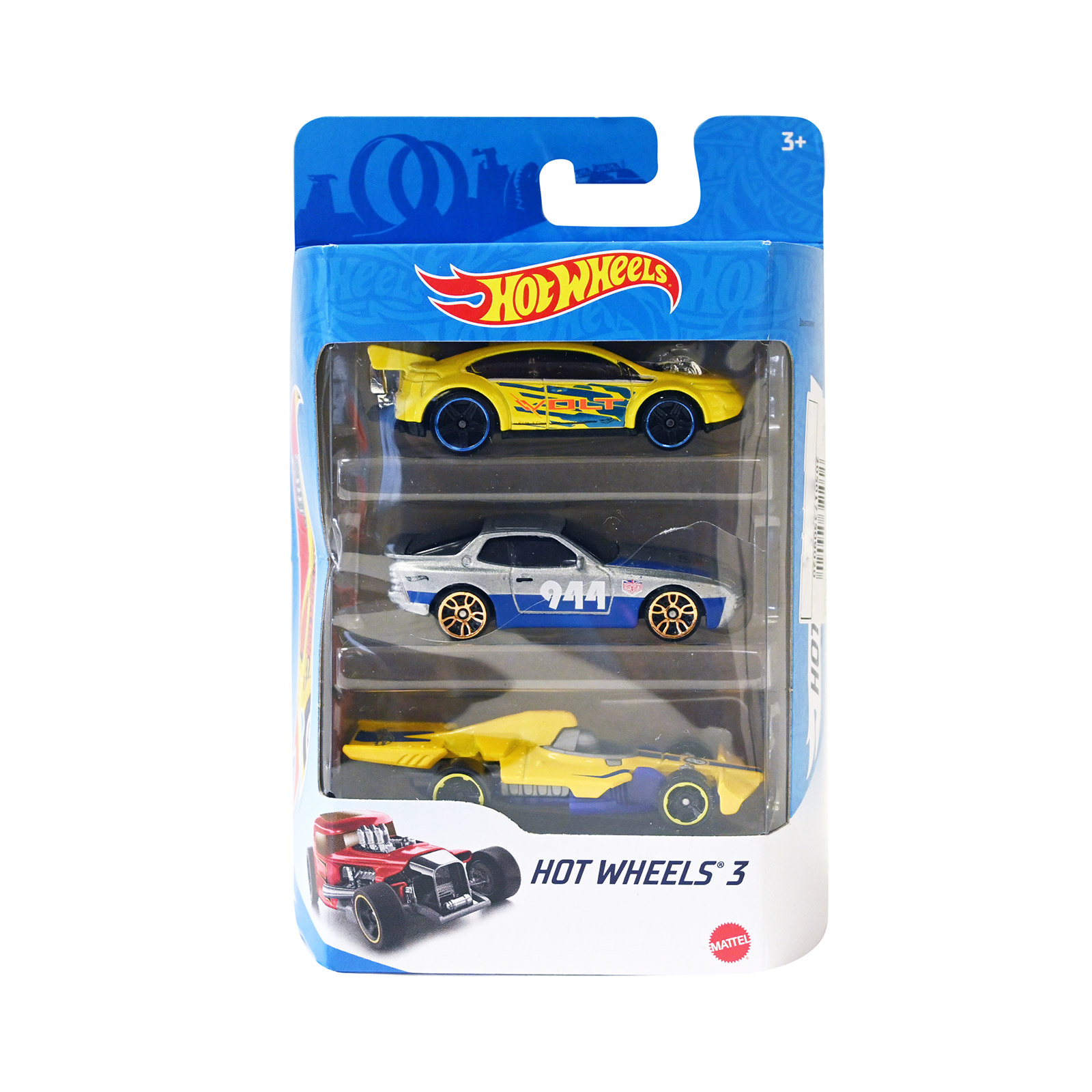Hot Wheels παιχνίδι αυτοκινητάκι 3τεμ εικόνα 1