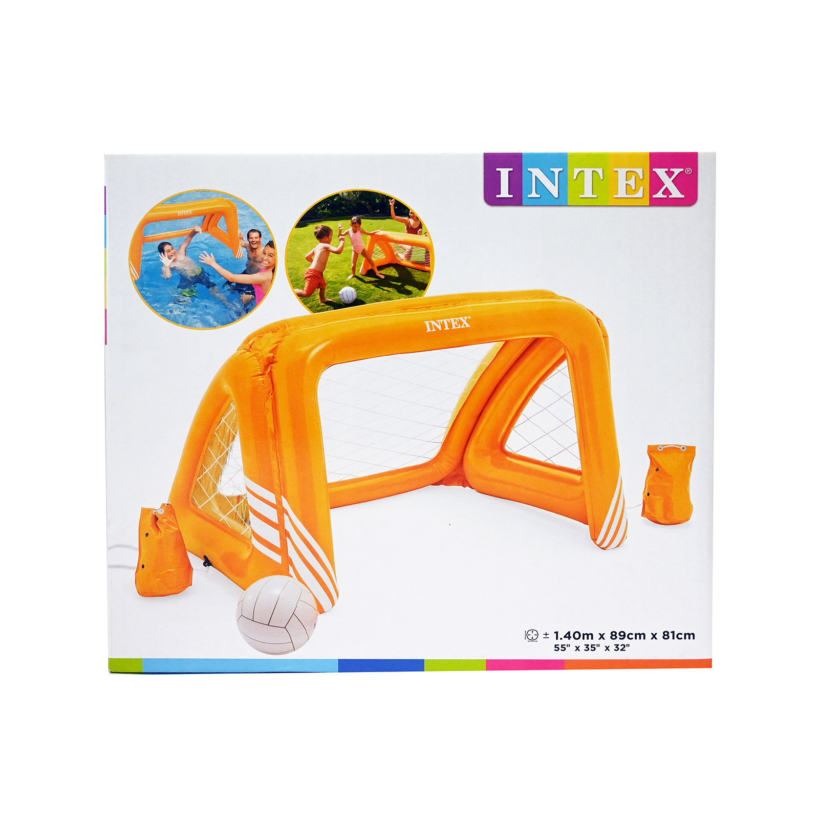 Intex beach toys - inflatable goal post image 1