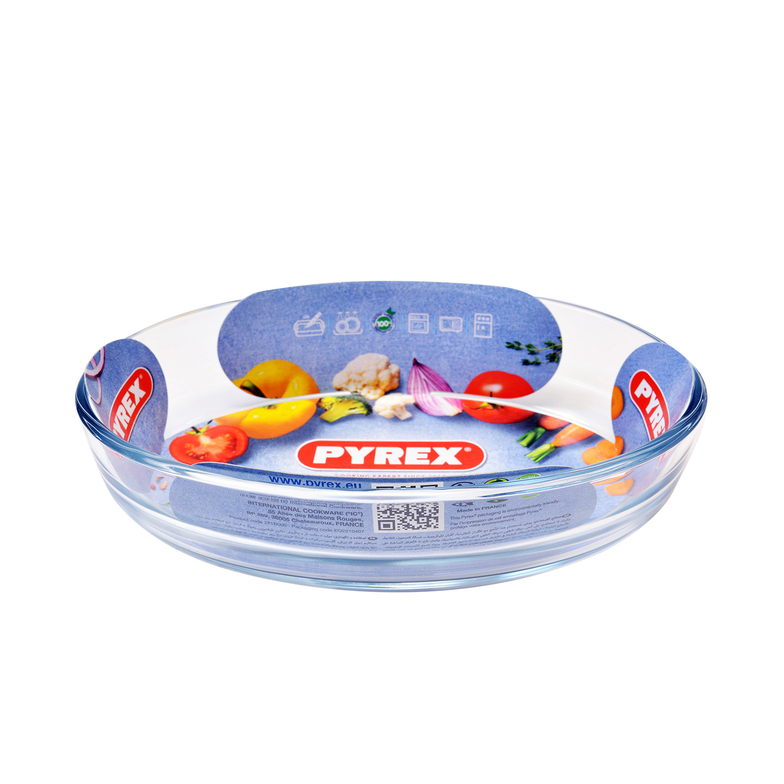 Pyrex πυρίμαχο σκεύος οβάλ εικόνα 1