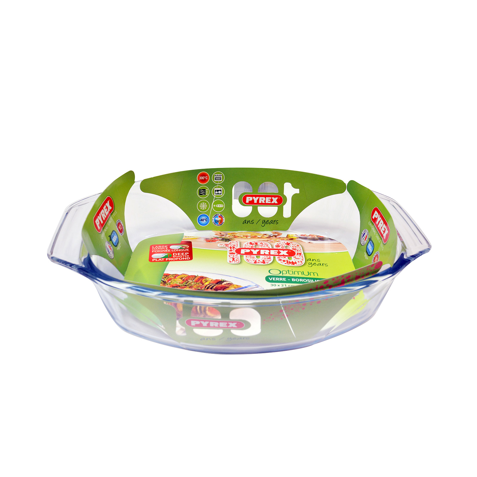 Pyrex πυρίμαχο σκεύος οβάλ εικόνα 1