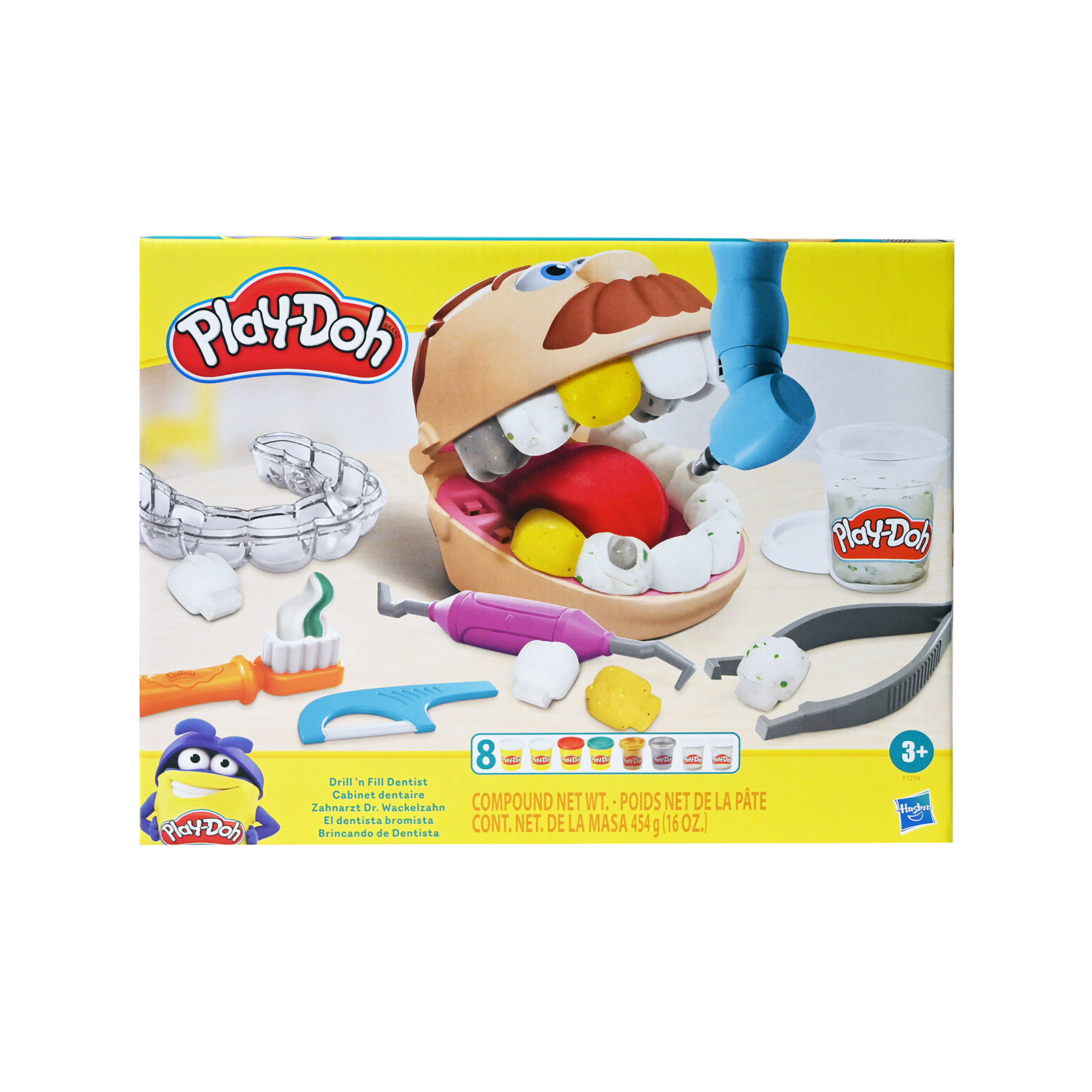 Hasbro Play doh dentist παιχνίδι +3 ετών εικόνα 1