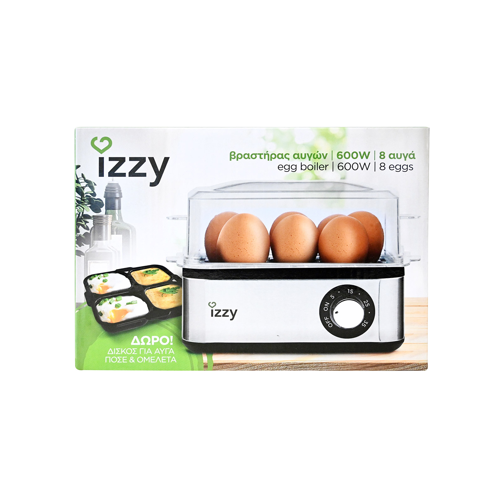 Izzy Ιζ- 8201 βραστήρας αυγών εικόνα 1