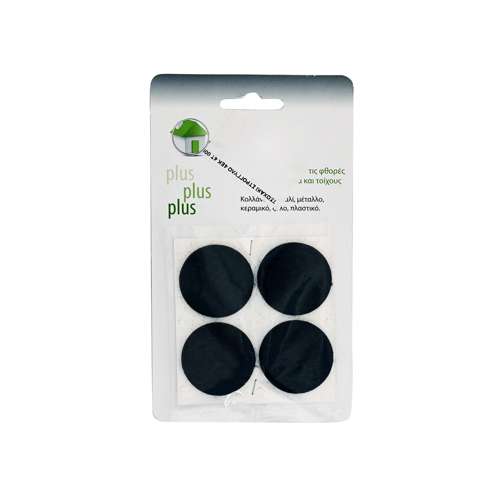 009042 τσοχάκι προστατευτικό αυτοκόλλητο - στρογγυλό 4τεμ εικόνα 1