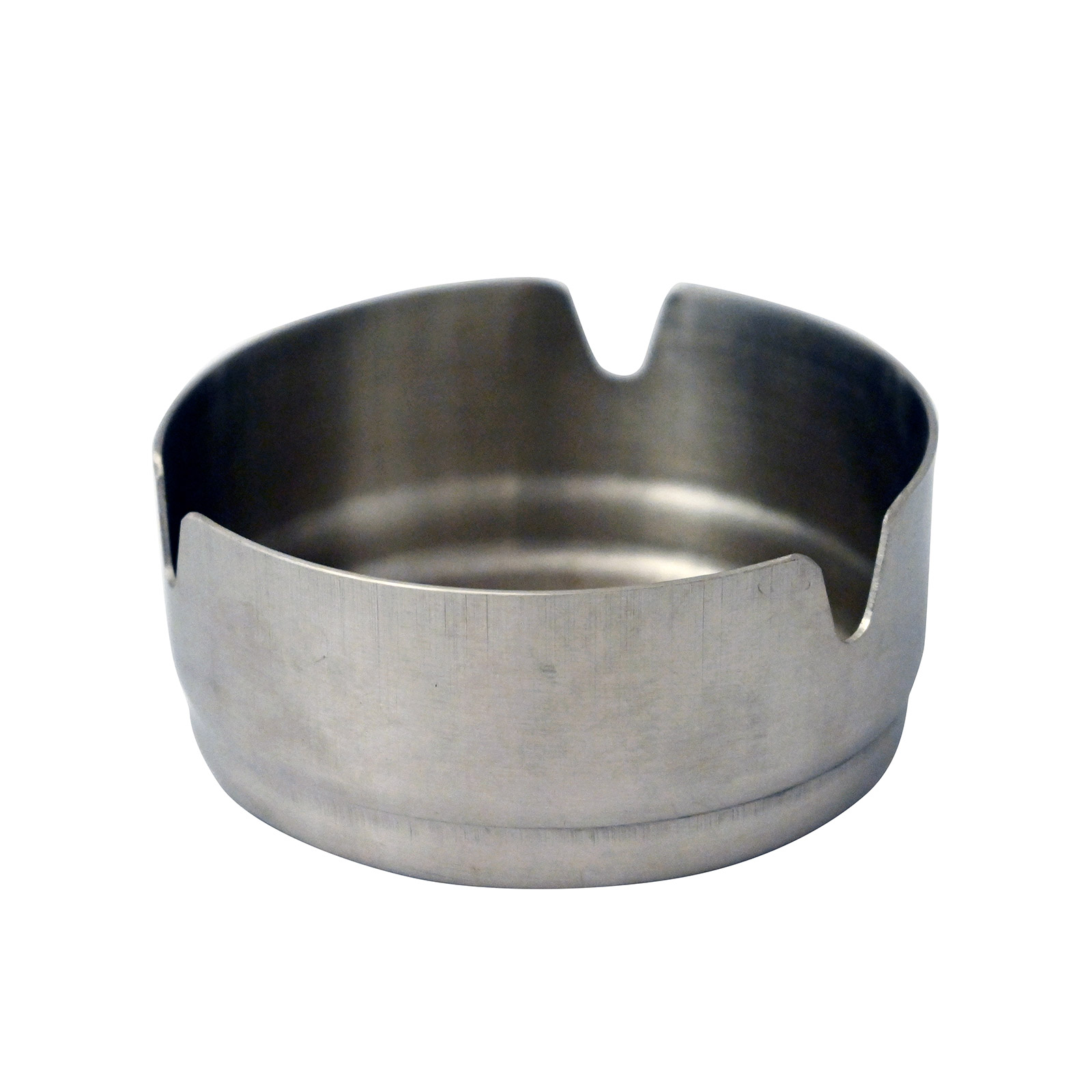 05- 047 σταχτοδοχείο inox βαρύ σατινέ εικόνα 1