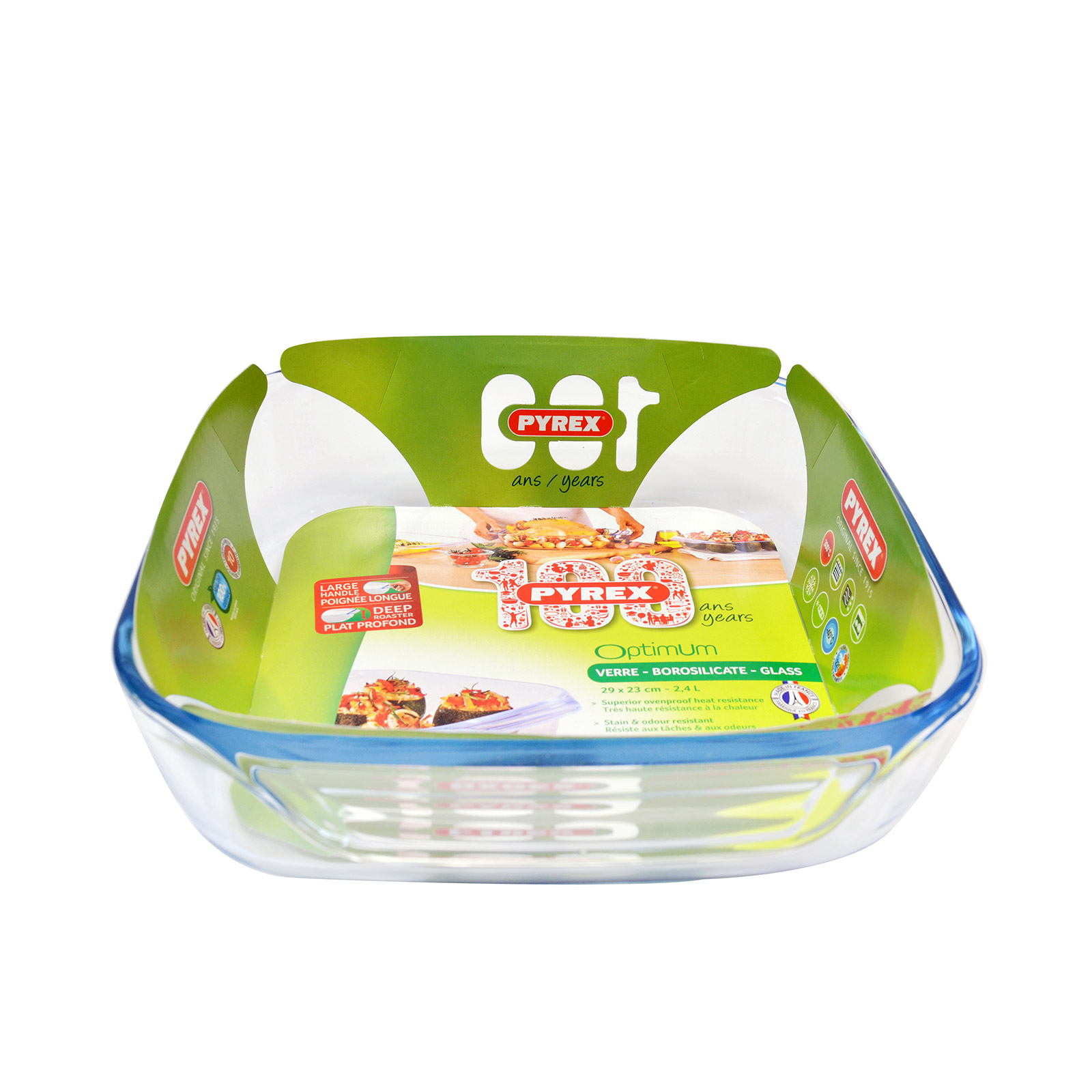 Pyrex πυρίμαχο σκεύος τετράγωνο εικόνα 1