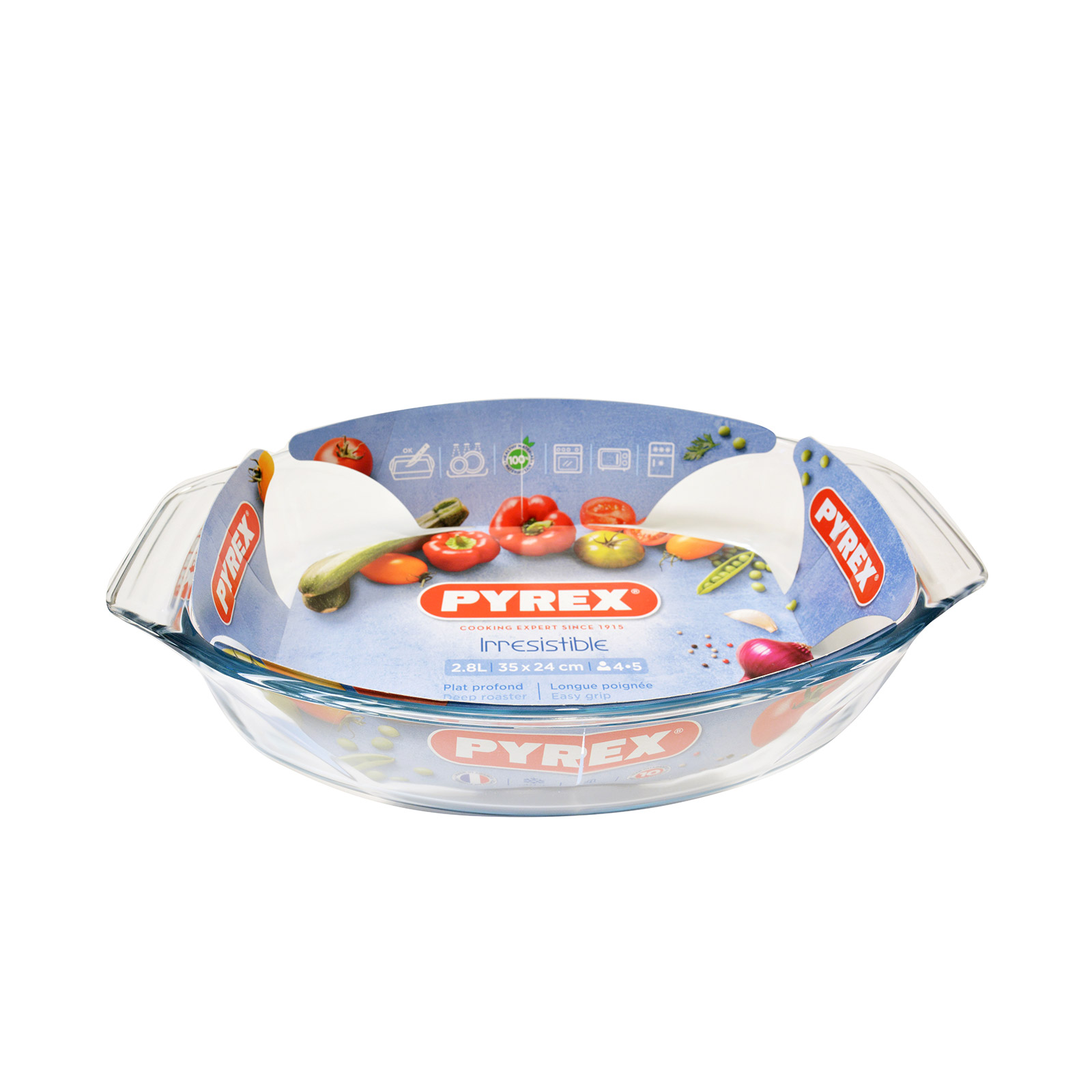 Pyrex πυρίμαχο σκεύος οβάλ εικόνα 1