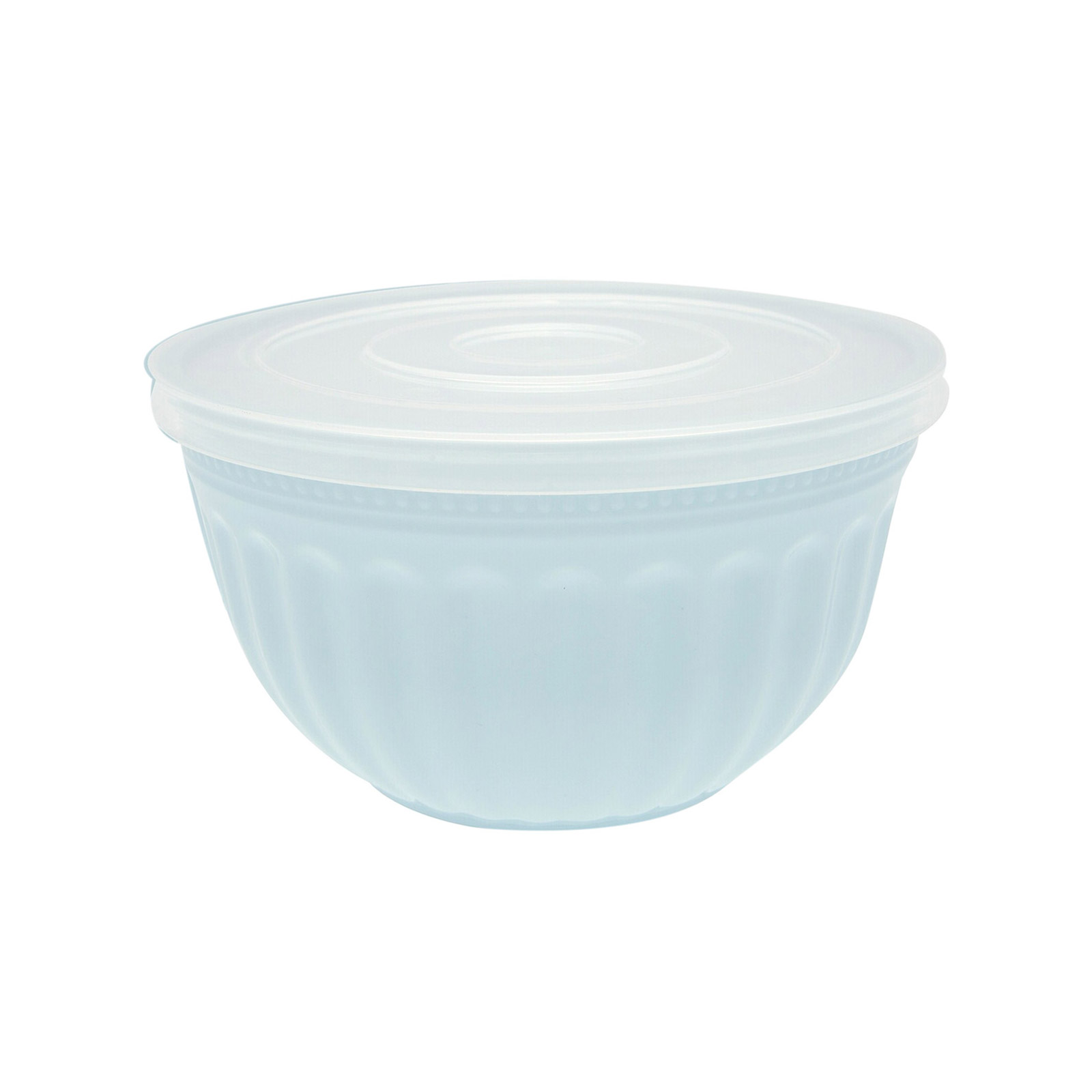 Greengate Alice plastic bowl with lid blue image 1