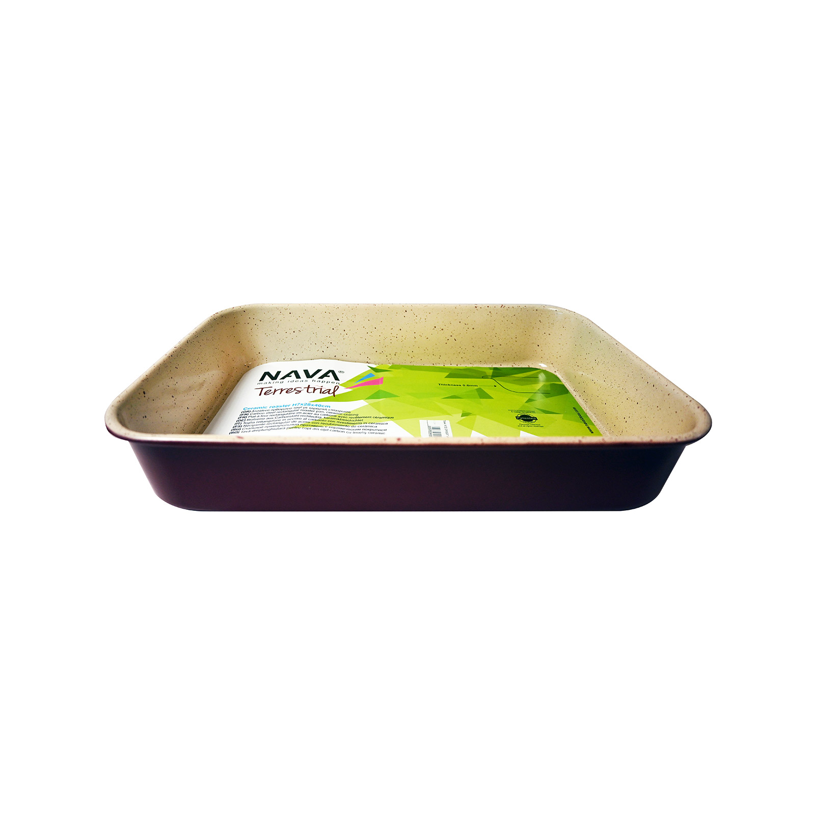 Nava 1010304 ταψί κουζίνας ορθογώνιο κεραμικό εικόνα 1