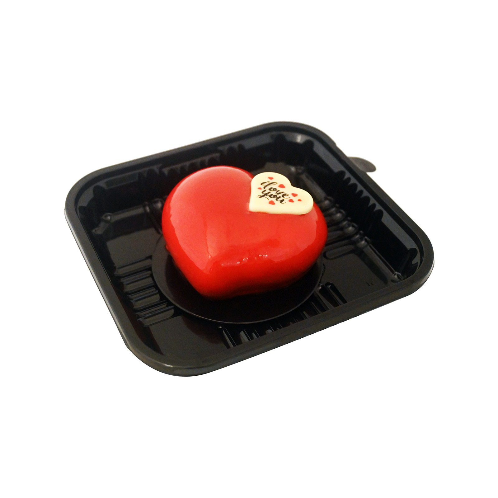 Κορνέ γλυκό ψυγείου πάστα σε σχήμα καρδιάς εικόνα 1