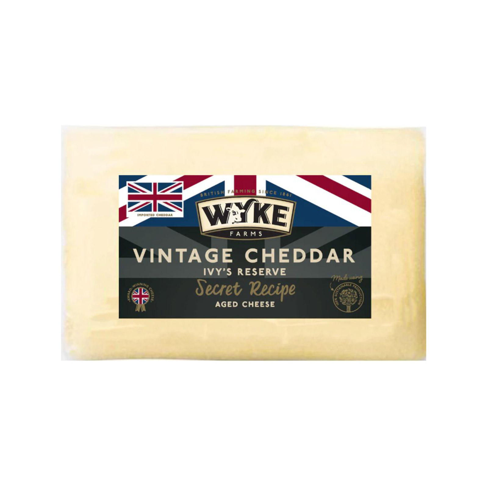 Wyke Farms Ivy's vintage reserve τυρί cheddar εικόνα 1