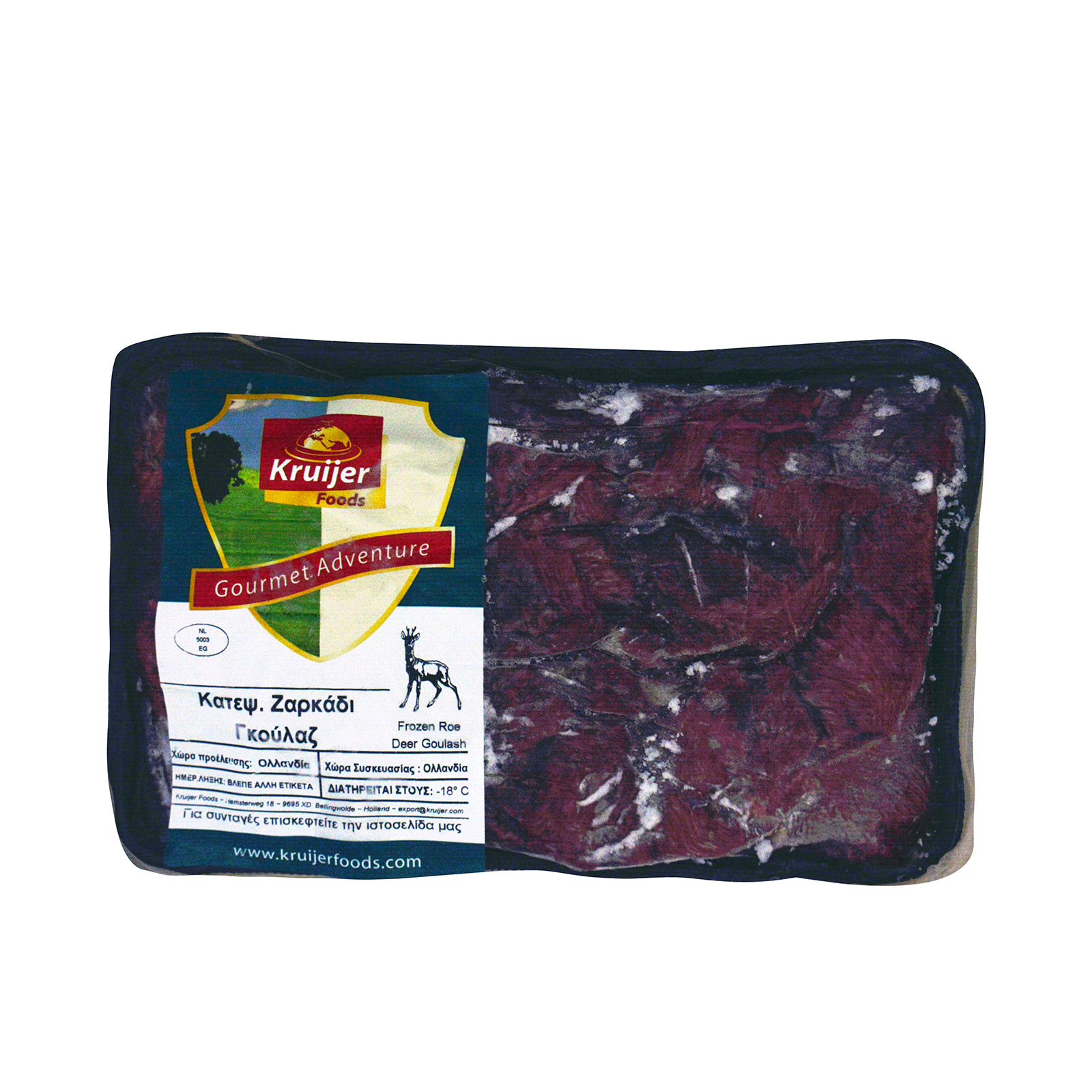 Kruijer Foods Gourmet Adventure ζαρκάδι γκουλαζ κατάψυξης τυποποιημένο ~0.64Kg εικόνα 1