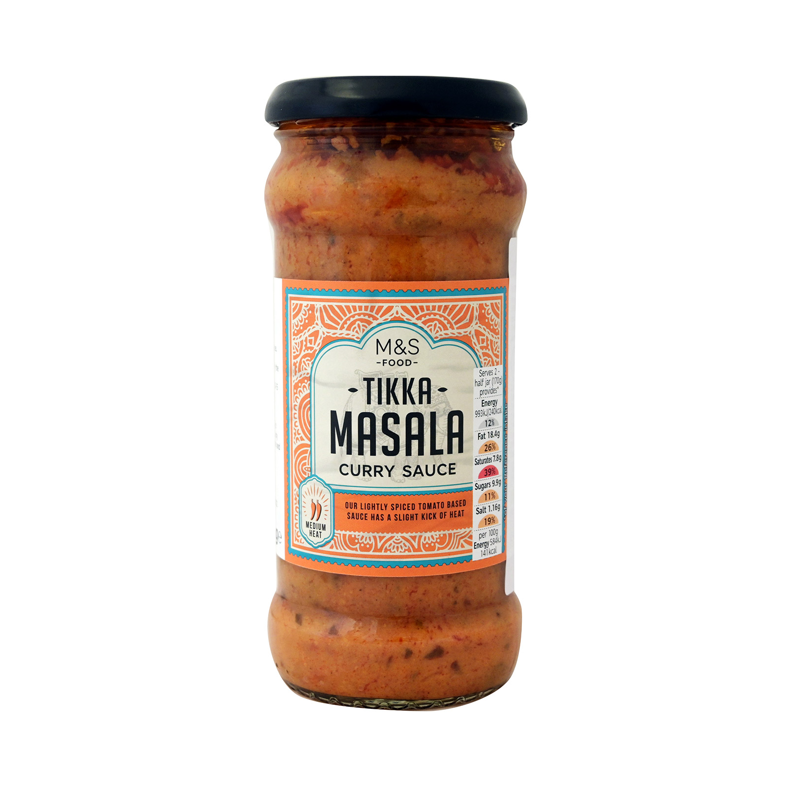 M&S Food curry sauce tikka masala 340g image 1