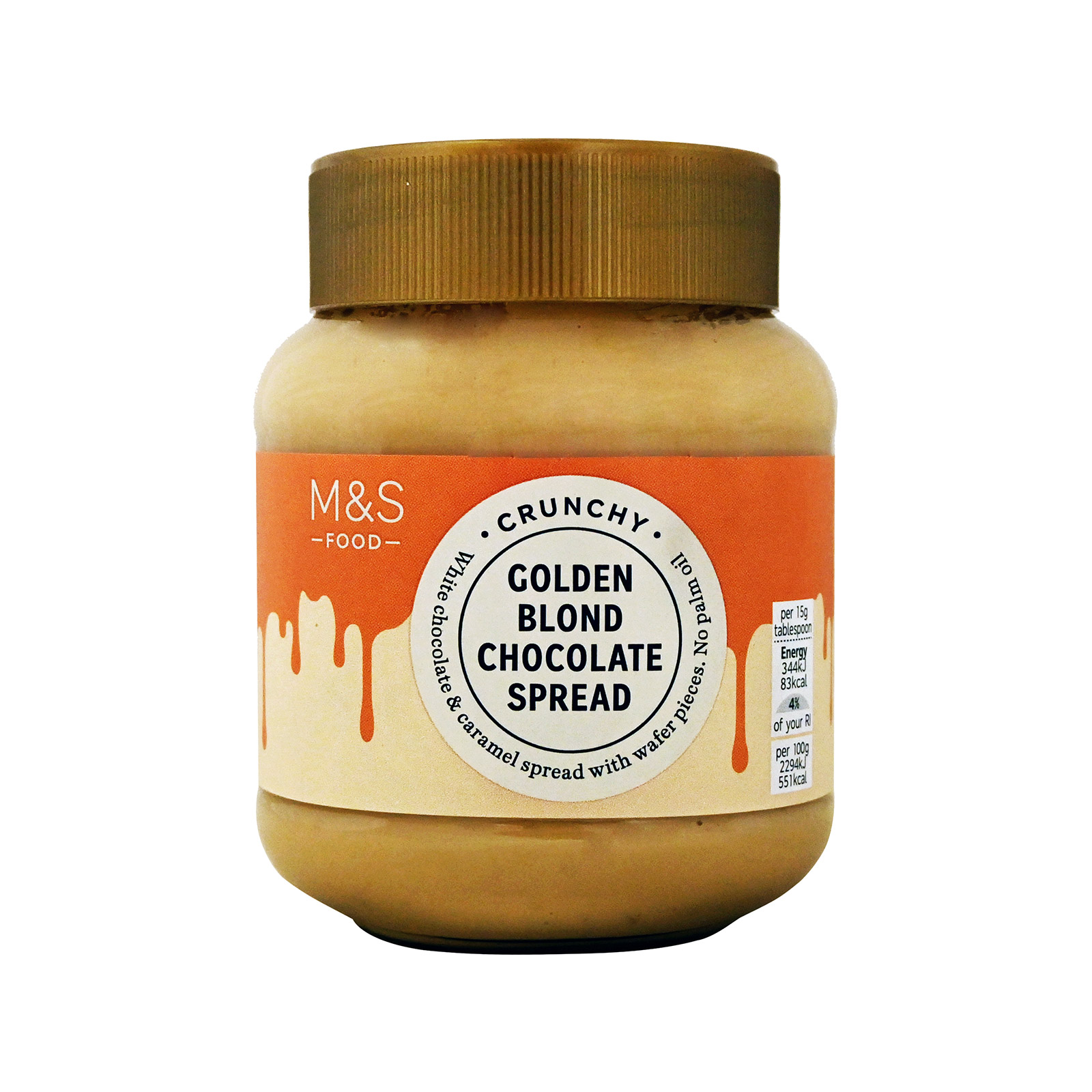 M&S Food spread golden blond chocolate 400g image 1