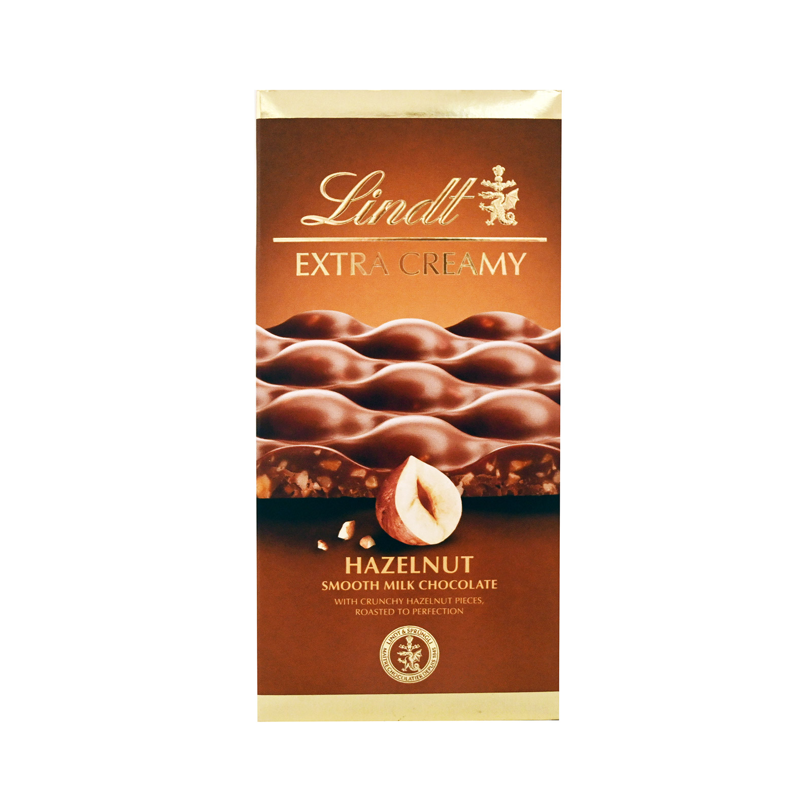 Lindt Extra creamy σοκολάτα γάλακτος φουντούκι & θαλασσινό αλάται 80g εικόνα 1