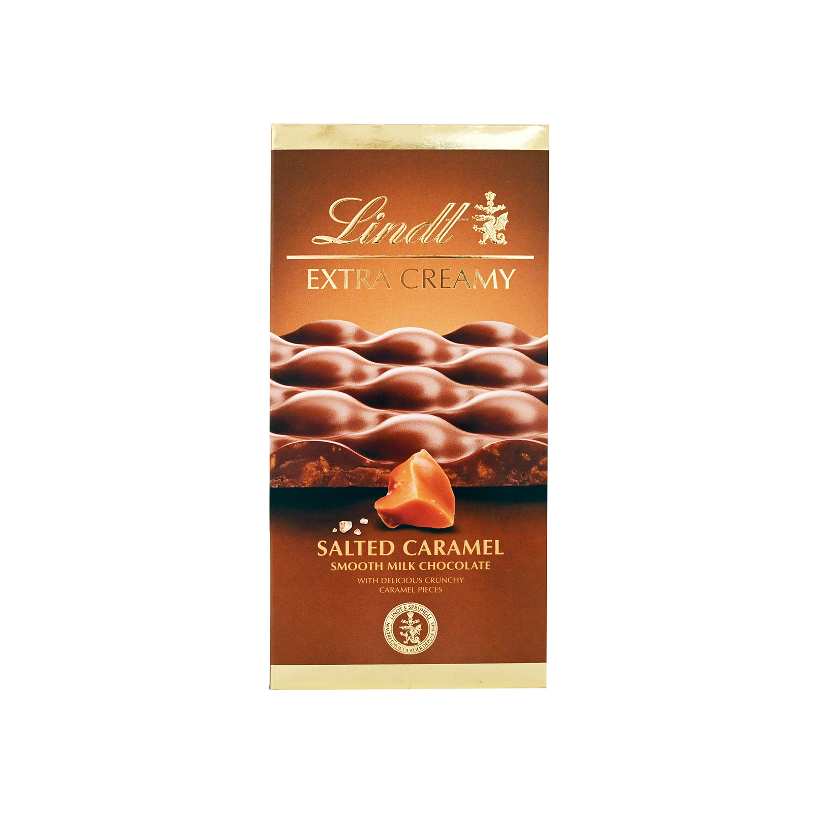 Lindt Extra creamy σοκολάτα γάλακτος salted caramel 80g εικόνα 1