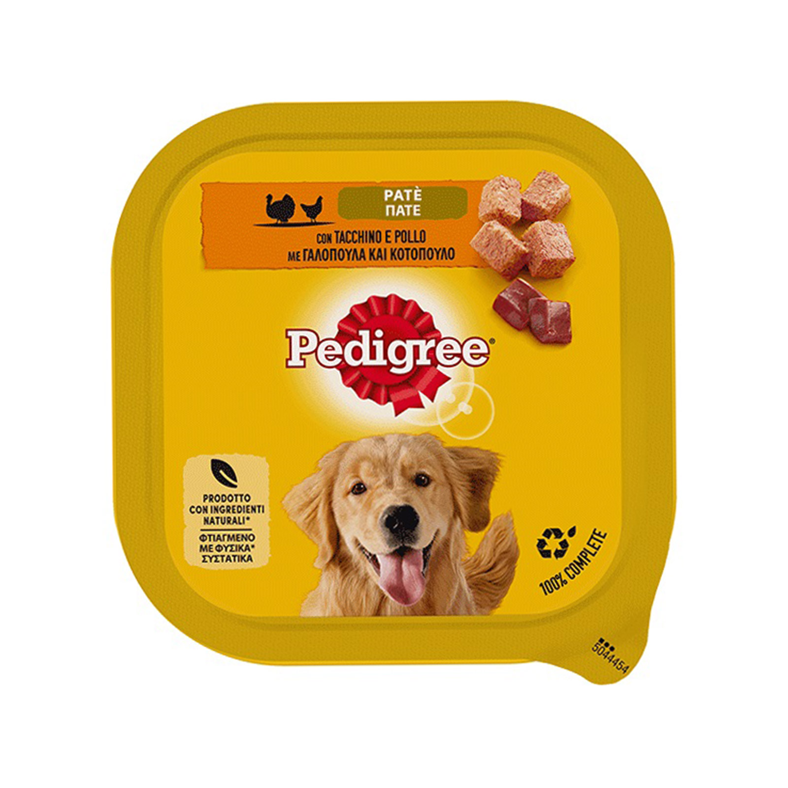 Pedigree τροφή σκύλου πατέ με γαλοπούλα & κοτόπουλο 300g εικόνα 1