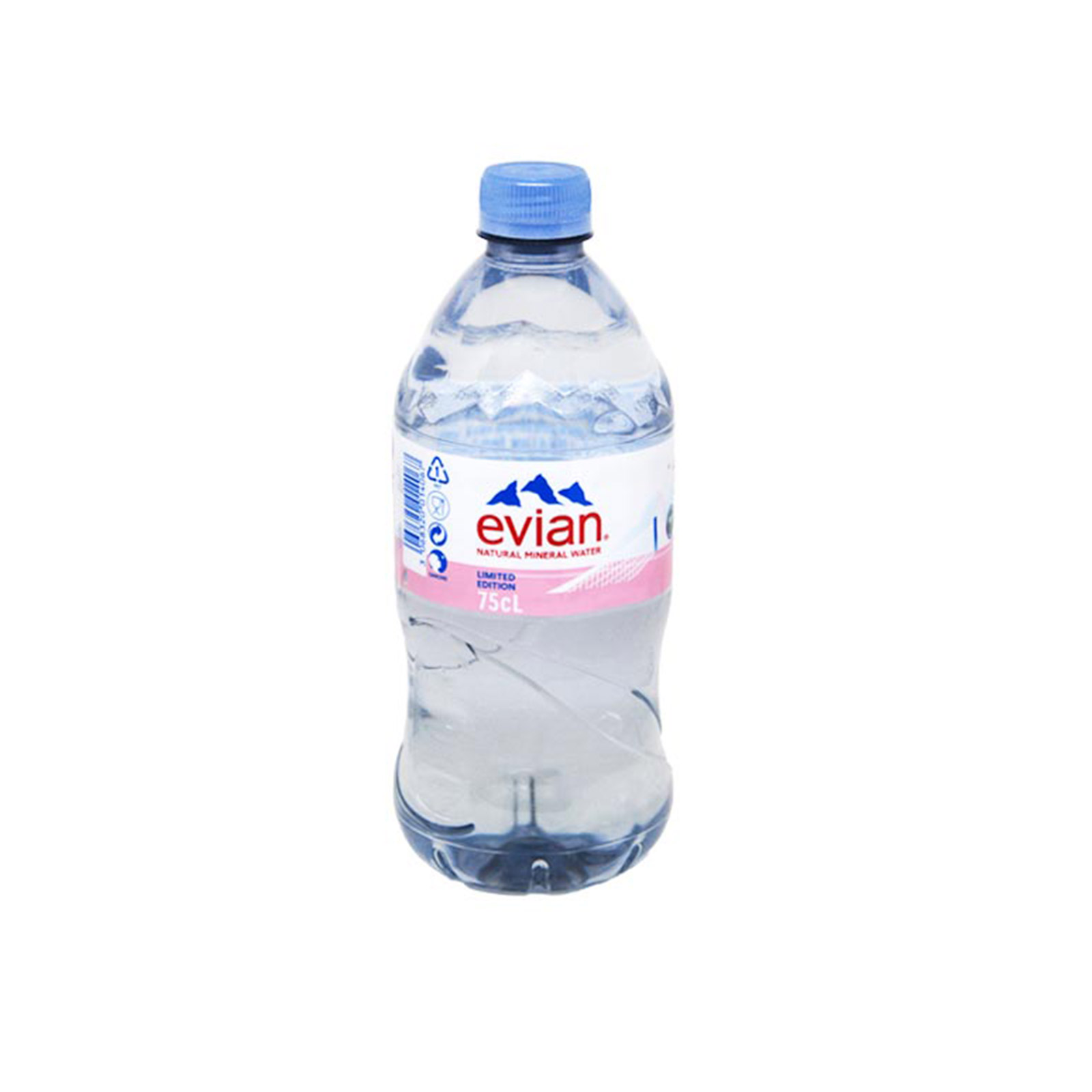 Evian natural mineral water 750ml image 1