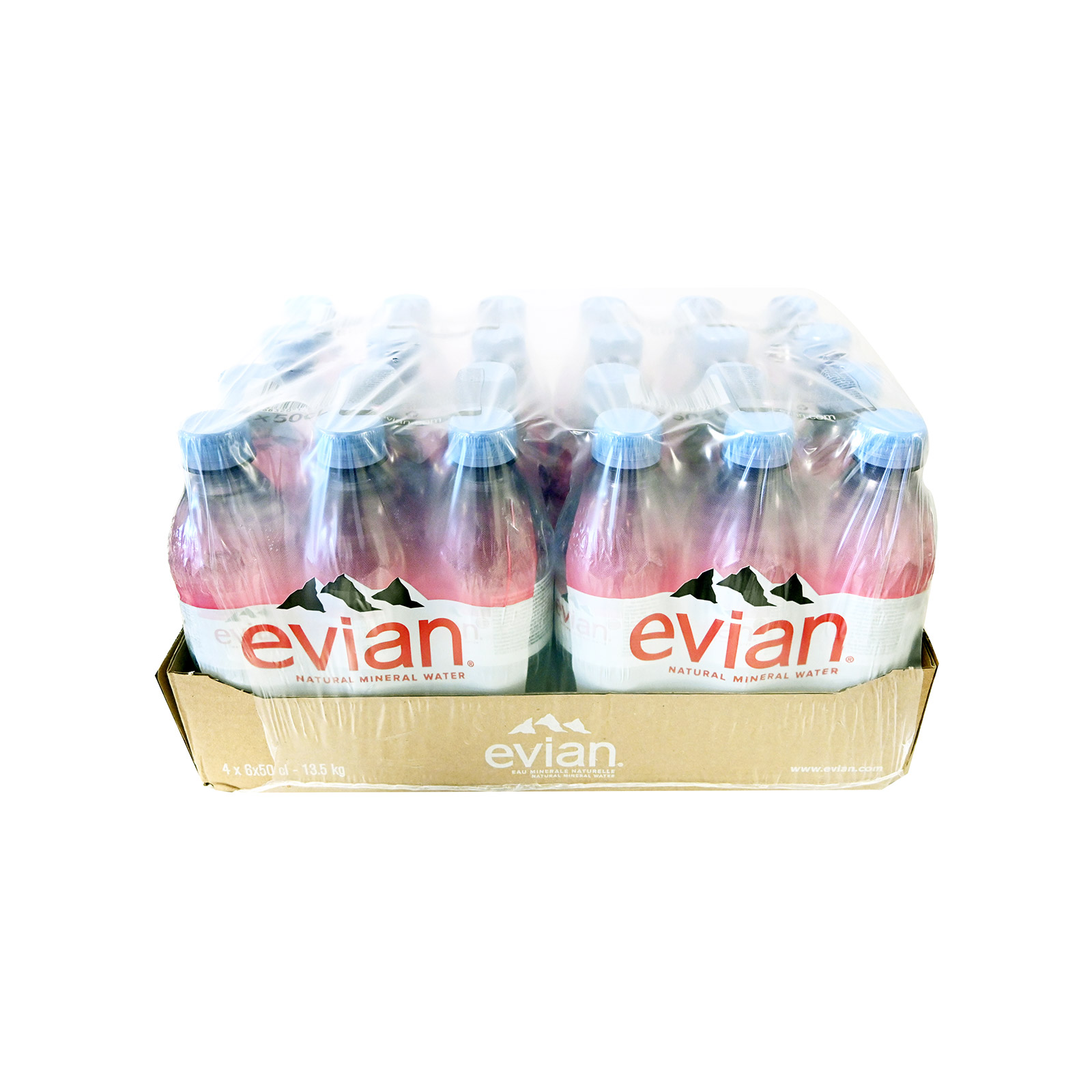 Evian φυσικό μεταλλικό νερό 24x500lt εικόνα 1