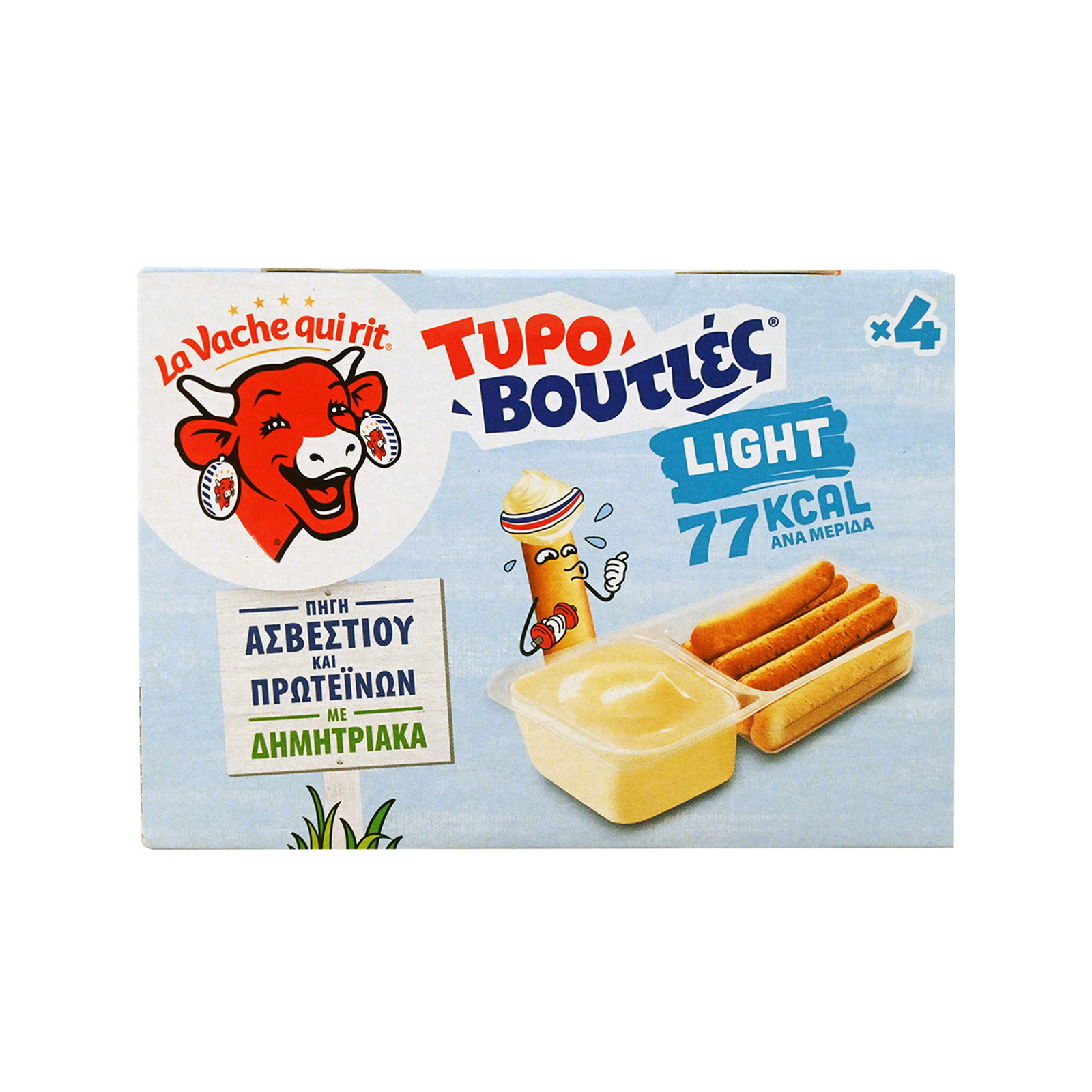 La Vache qui rit Τυροβουτιές light 4x35g εικόνα 1