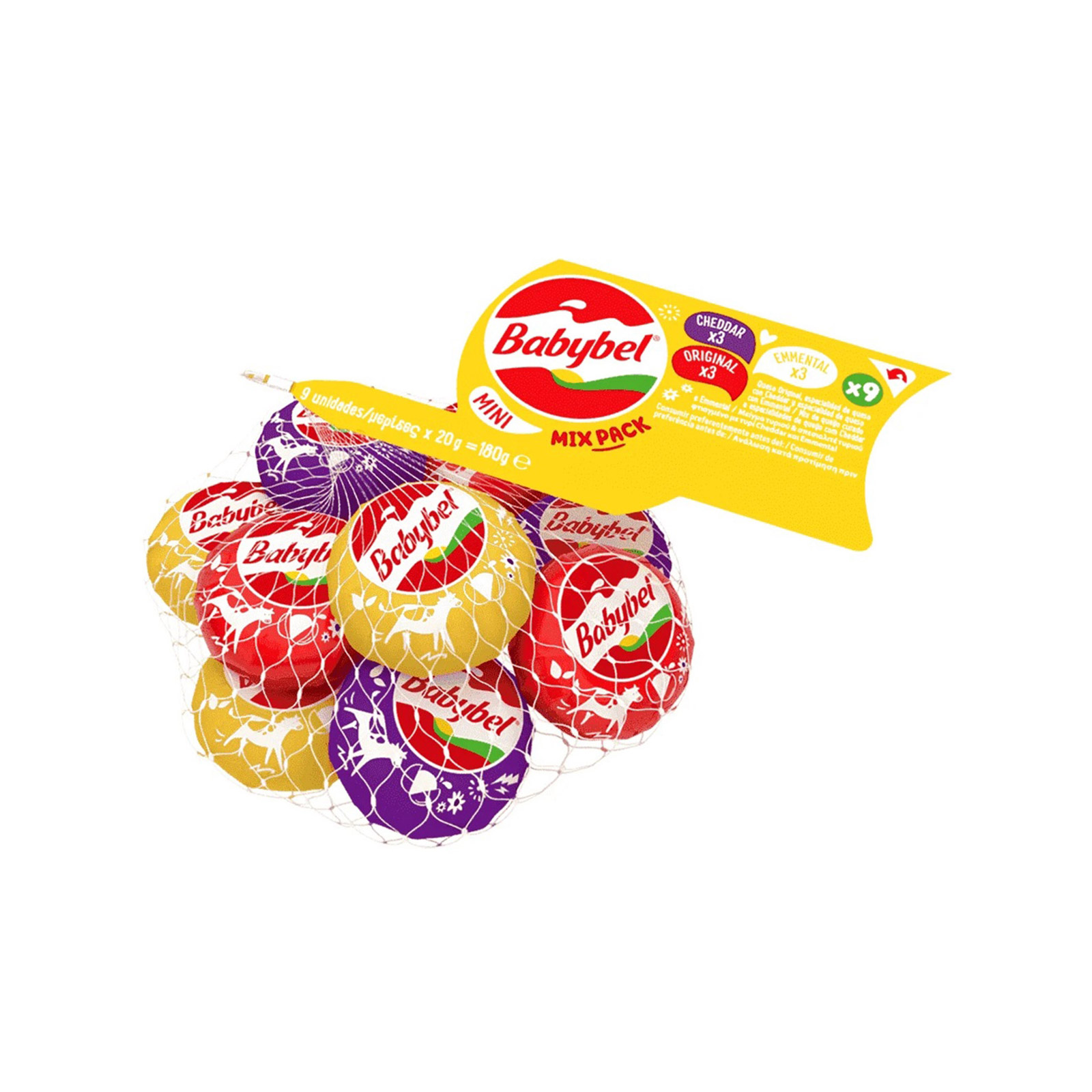 Babybel Mini τυρί μαλακό mix pack 9x20g εικόνα 1