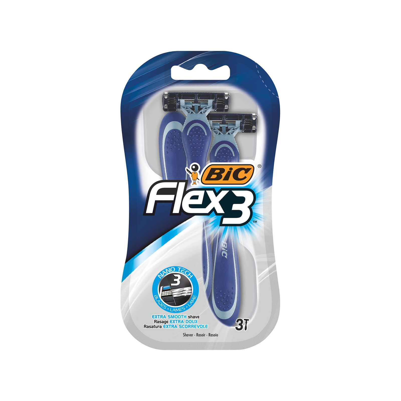 Bic Flex 3 comfort ξυραφάκια αντρικά αντρικά 3τεμ εικόνα 1
