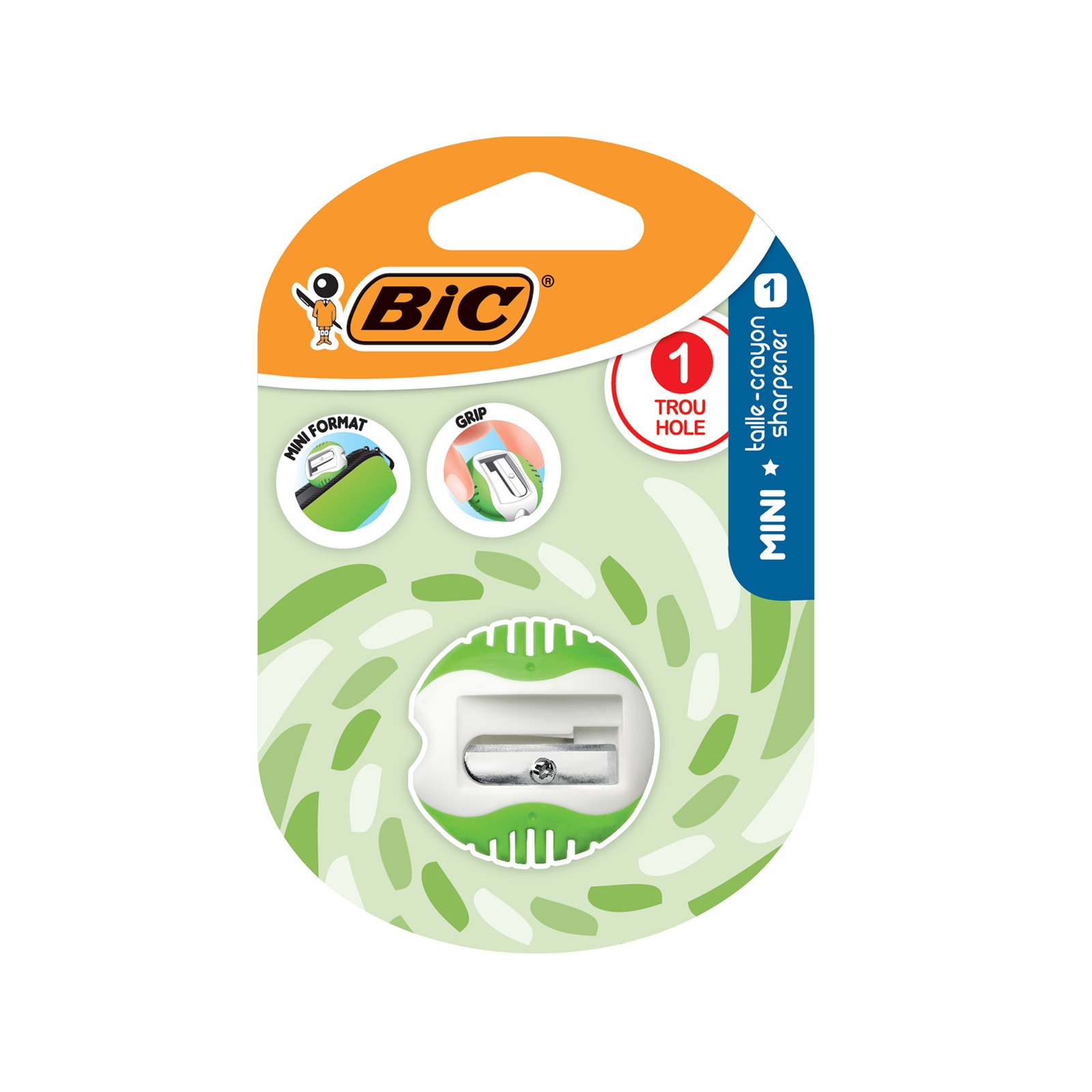 Bic Mini Sharpener ξύστρα σχολική λαχανί εικόνα 1