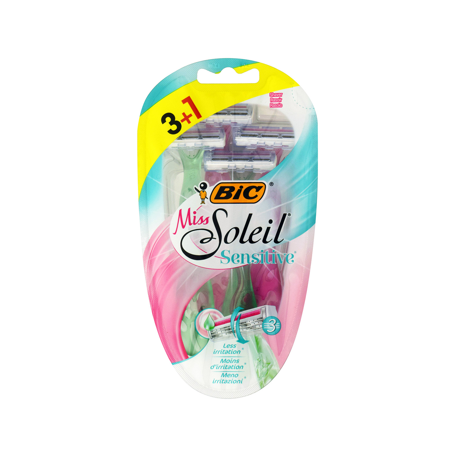 Bic Miss Soleil ξυραφάκια γυναικεία sensitive 3 + 1 δώρο εικόνα 1