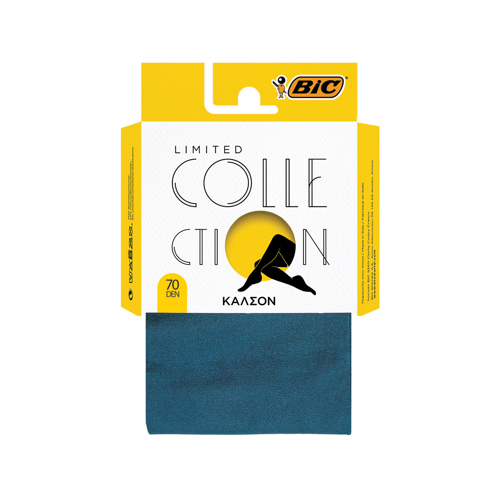 Bic Limited Collection καλσόν medium / nano , πετρολ 70den εικόνα 1